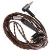 Headphone Upgrade Cable 3.5mm/A2DC Plug Earphone Replacement Cord with Mic Wire Control for CKS1100 