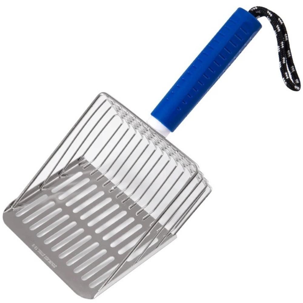 Hanging Design Cat Litter Shovel Stainless Steel Pet Feces Cleaner Pet Cleaner Scoop  Poop Lifter