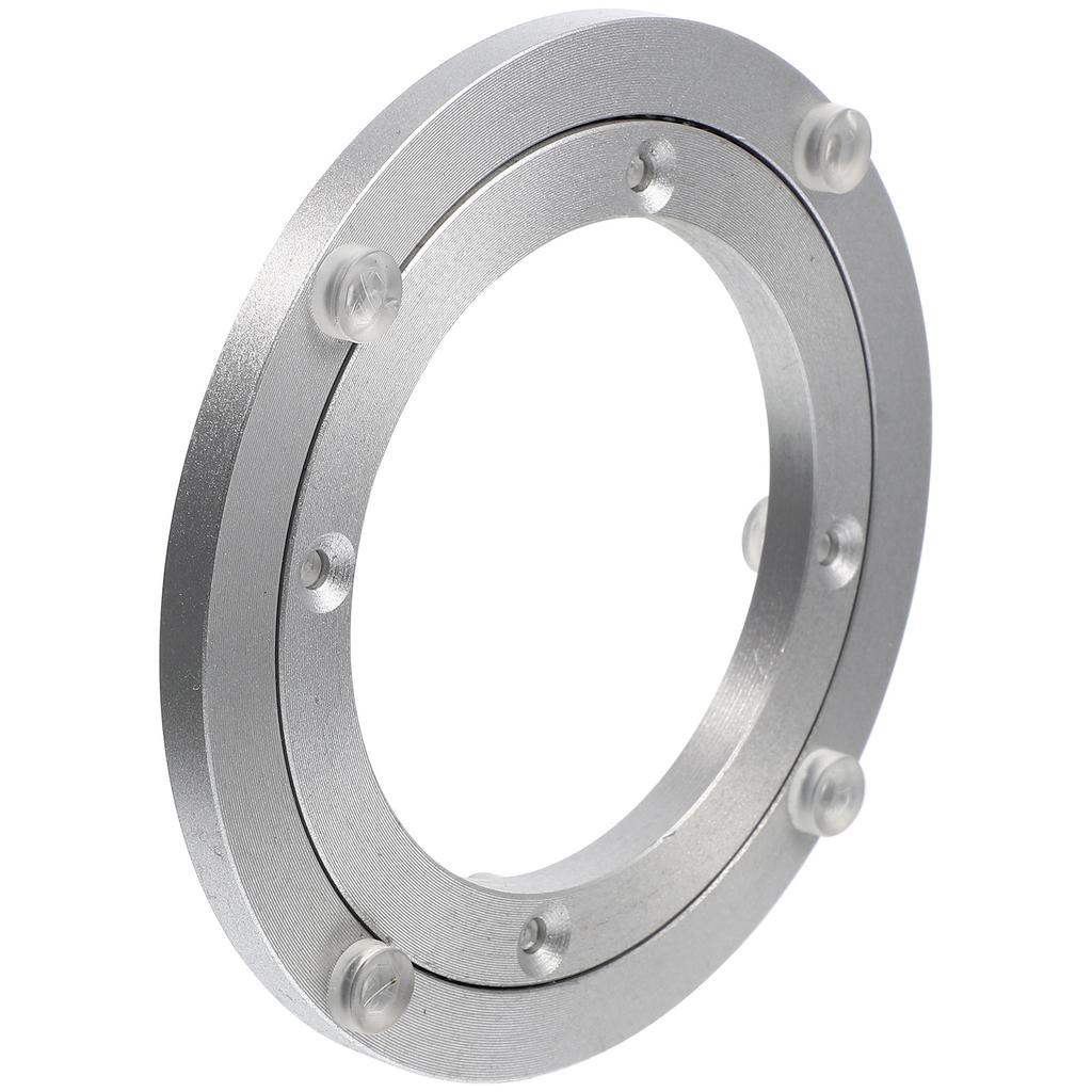 Aluminum Alloy Turntable Bearing Sturdy Heavy Duty Round Swivel Plate for Dining Table Household Use Restaurant Accessory
