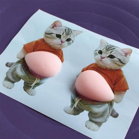 Anti-Collision Sticker Strong Buffering Rubber Bumper Relief Toy for Soft Stress Fat Dog Furniture Corners Cabinets