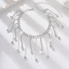 Women's fashionable, lightweight and luxurious tassel ankle chain accessories, designed with geometric tassel accessories