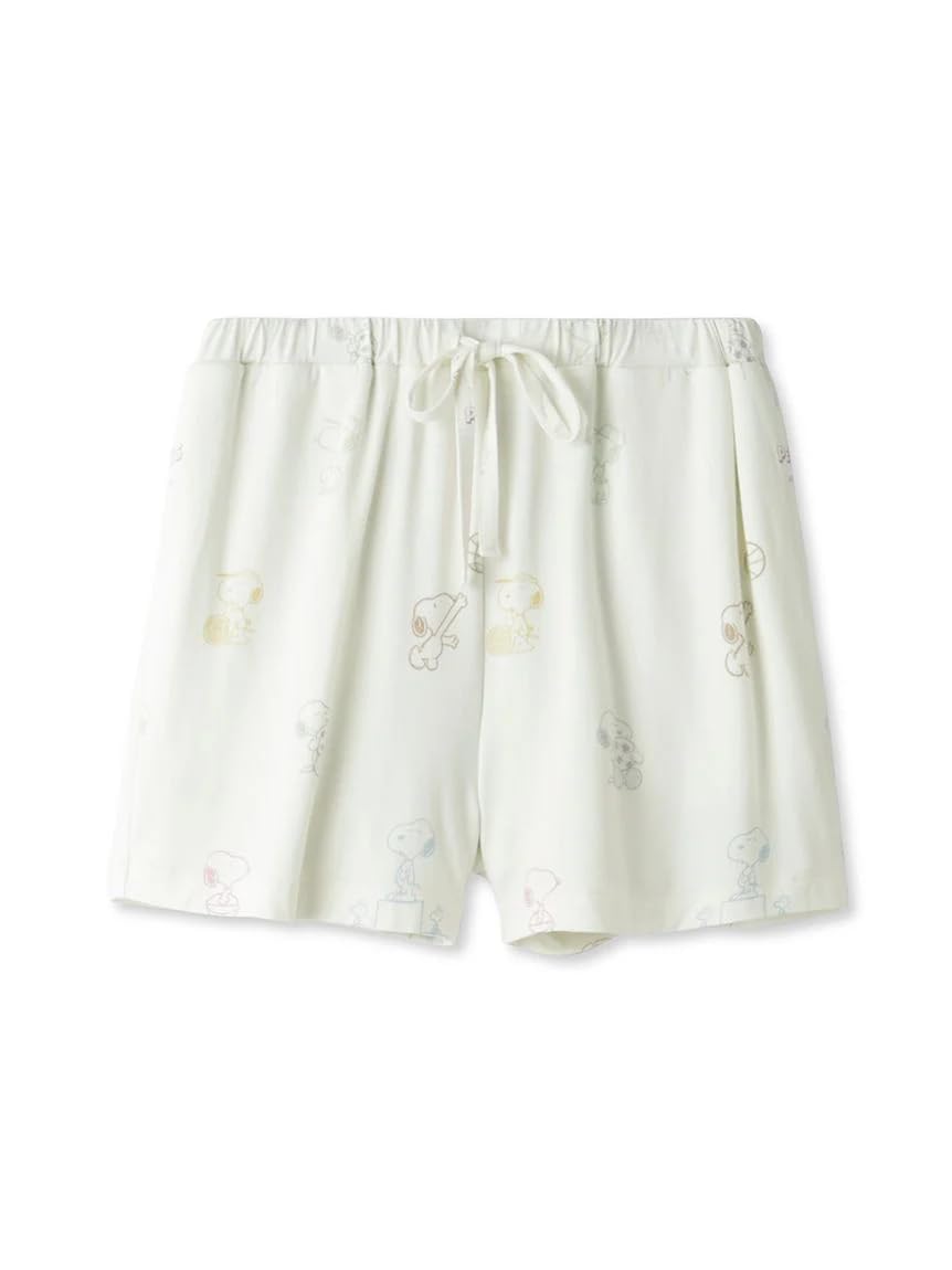 

PEANUTS Allover Print Shorts PWCP242238 OWHT [Gelato Pique] Women s