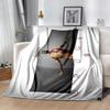 Football Player Action Blanket Warmthful Decor Perfect for Couch Sofa Bedding Four Seasons Universal Playful Design