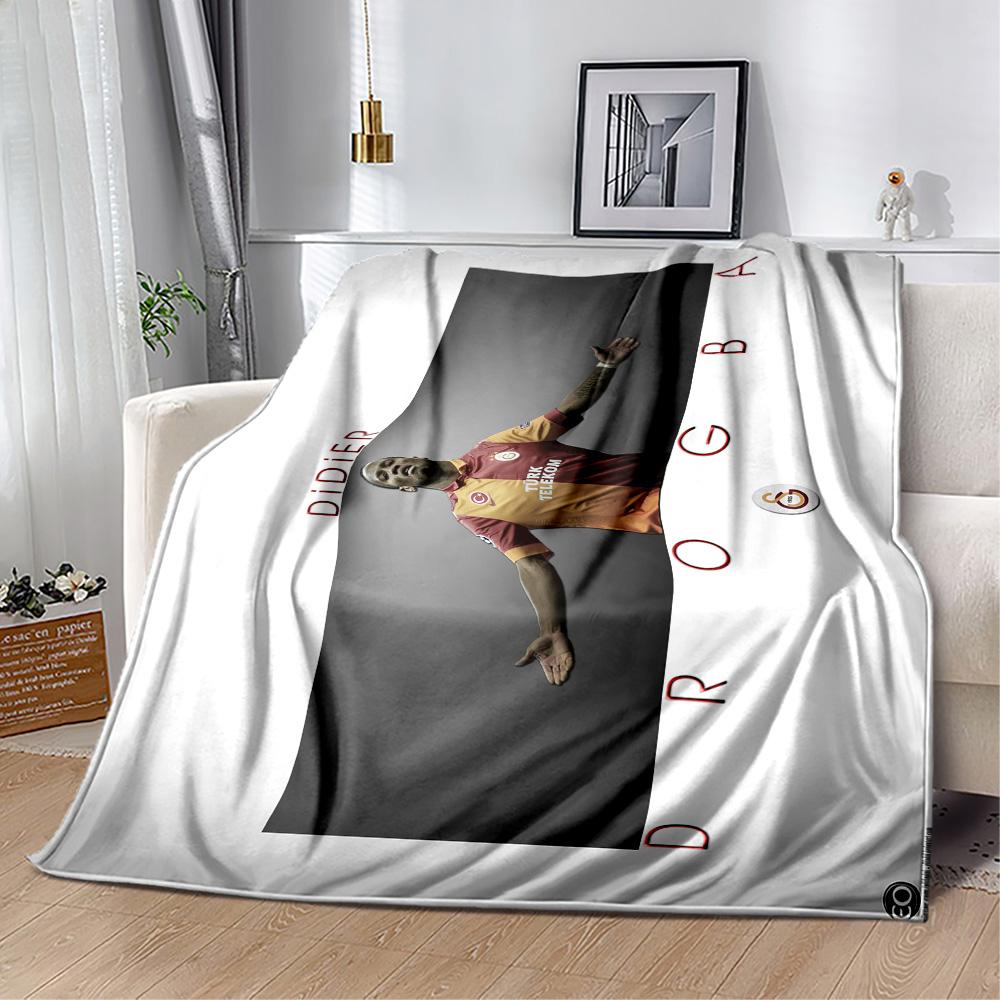 Football Player Action Blanket Warmthful Decor Perfect for Couch Sofa Bedding Four Seasons Universal Playful Design
