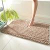 Home Non-Slip Thickened Chenille Carpet Tufted Decorative Mat Entry Door Floor Mat Bedroom Absorbent Stain-Resistant Non-Slip Mat