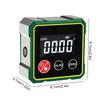 Magnetic Level Angle Gauge with LCD Backlight Protractor Inclinometer Bevel Box for Miter Saw Automobile Test and Repair and Ect