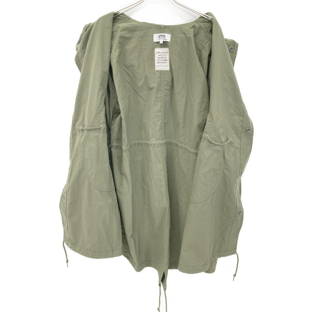 EYe JUNYA WATANABE MAN WT-C902 Khaki Płaszcz Mod M-1950 płaszcz S khaki Używany