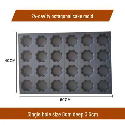 Tianze 24-Cavity Octagonal Cake Baking Mold