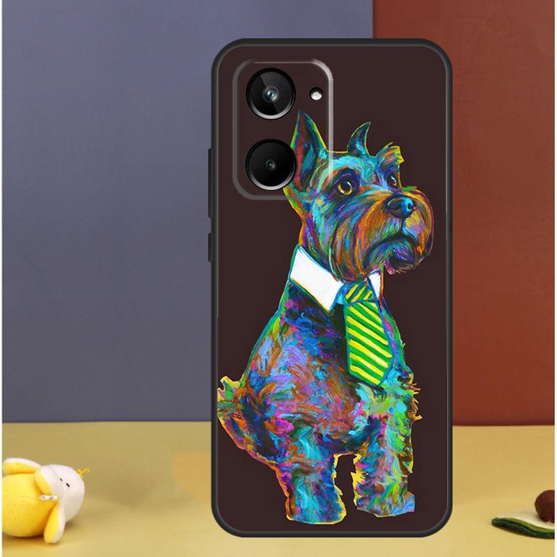 Cartoon schnauzer dog For Realme 15 Pro GT7 10 11 12 13 14 Pro Plus C67 C65 C63 C61 C55 C53 C51 C35 C71 C75 Case