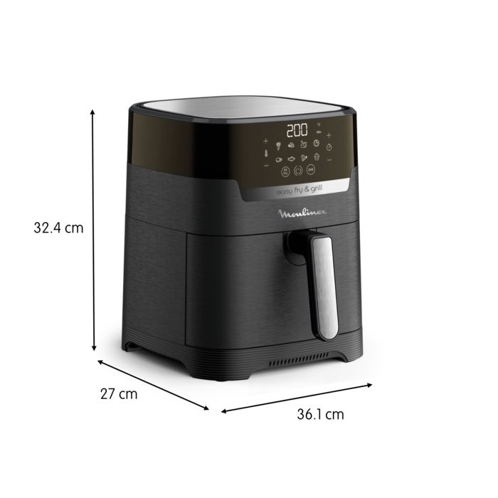 Moulinex Easy Fry &amp; Grill, Air fryer, 4,6L , 6 personnes, Digital, EZ505810