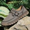 Four Seasons Men's Large Size Spring and Autumn Doudou Shoes Casual Shoes Trendy Fashion Flat Bottom Sleeve One Pedal British Driving Shoes