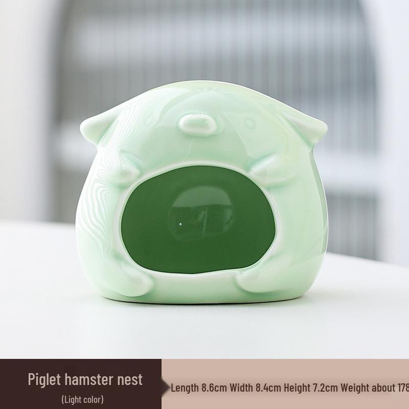 Chladivý keramický úkryt pro křečka: Letní přístřešek a herní domek