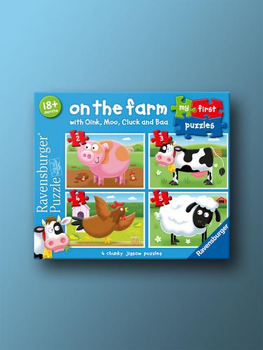 I m on the Farm 2/3/4/5-Piece Ravensburger Toddler Puzzle