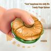 Creative Food Burger Fidget Spinner: Transforming Robot Toy for Kids