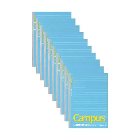 KOKUYO Note Campus Note No. 6 (Semi-B5) U-lined dots 30 sheets 10 books set No-D3UTNX10