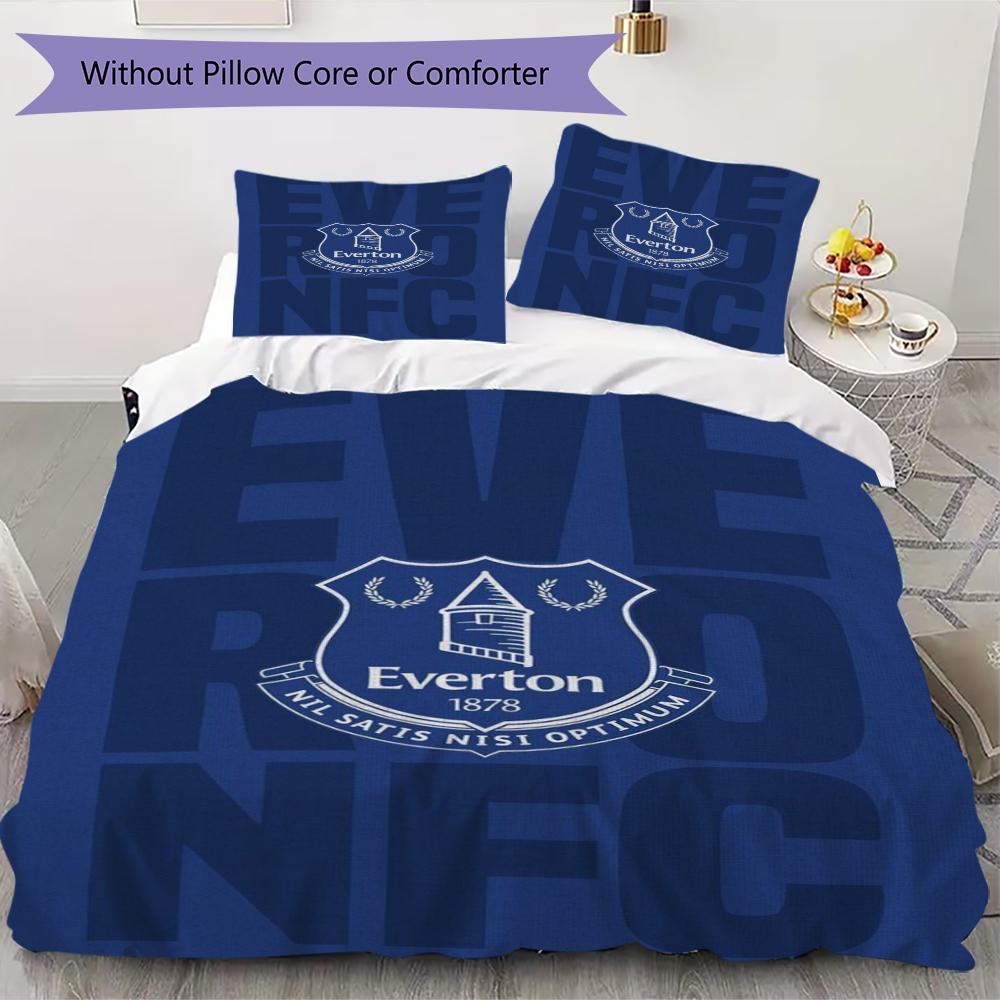 Everton FC Raksta Gultasveļas Komplekts Sega