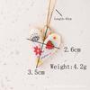 Devil's Eye Heart Pendant: Colorful Gold-Plated Necklace & Keychain