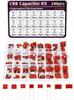 Zmart 240pcs CBB Capacitors Assortment Kit Metallized Polypropylene Film Capacitors