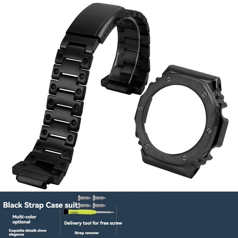 GA2100 Pulseira de Caixa de Metal Para Casio G-SHOCK ga2100 GA2110 GA-B2100 Pulseira de Relógio de Aço Inoxidável Modificação Acessórios de Bisel Sólido