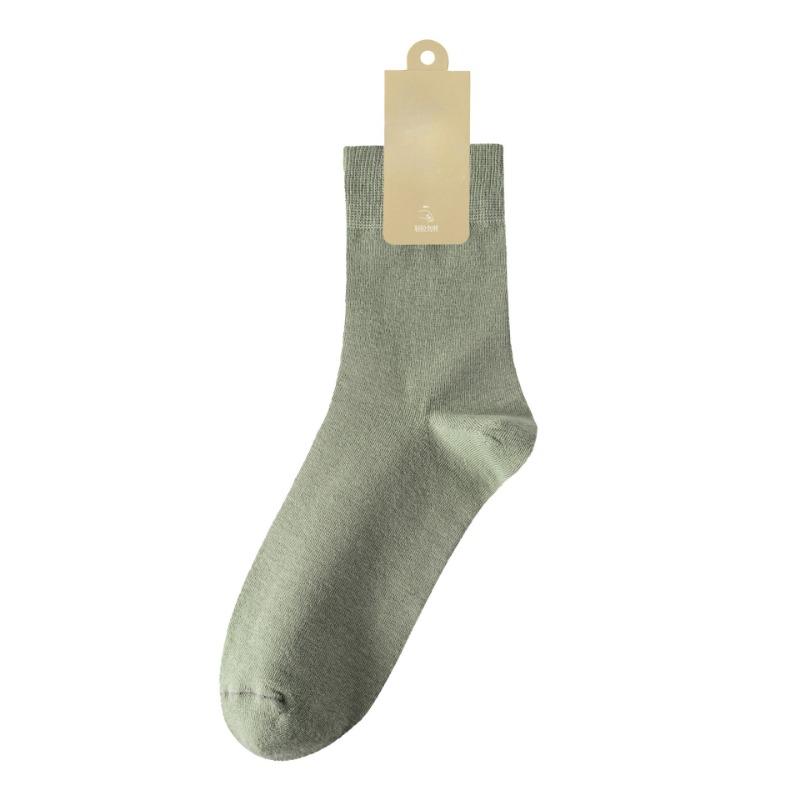 Men's Spring and Autumn Pure Cotton Business Boneless Antibacterial Deodorant Socks