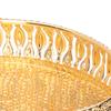 Oval Fruit Serving Tray Gold Decorative Food Platter Dessert Display Plate  Party Decoration