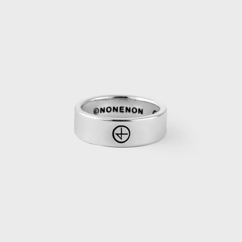 

NONENON LOGO FLAT RNG(6mm) L