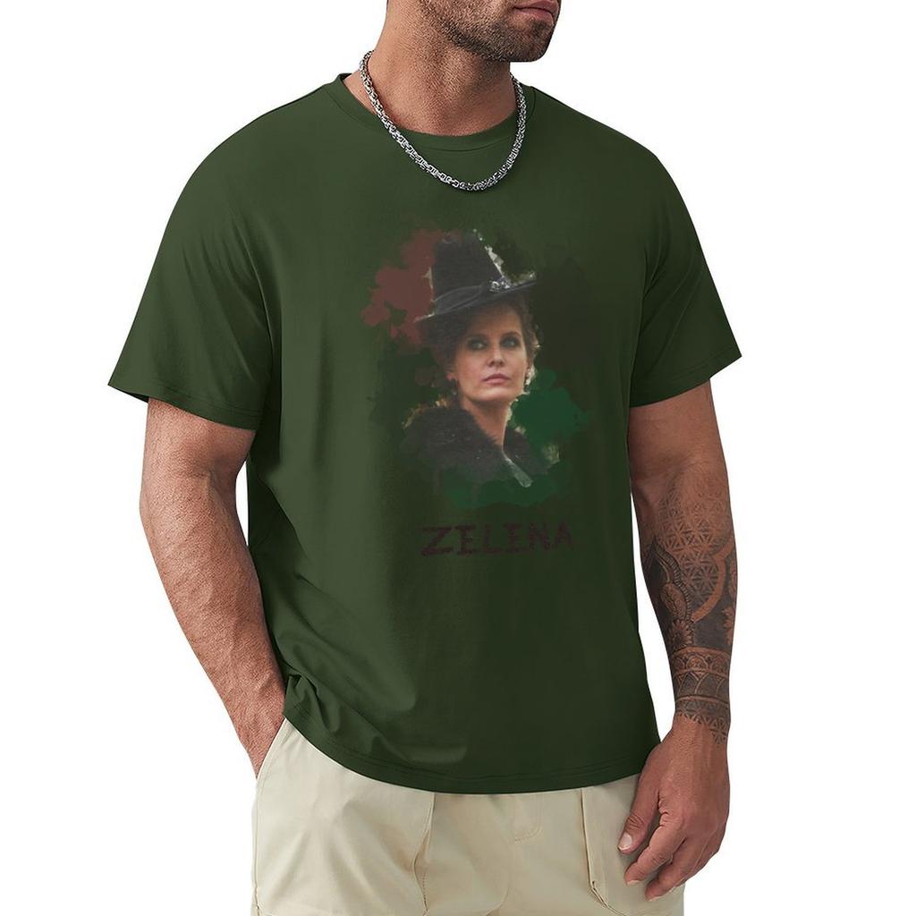 Zelena - Wicked Witch - Ouat T-Shirt Graphic T Shirts Anime T Shirts Graphic Tshirt Men