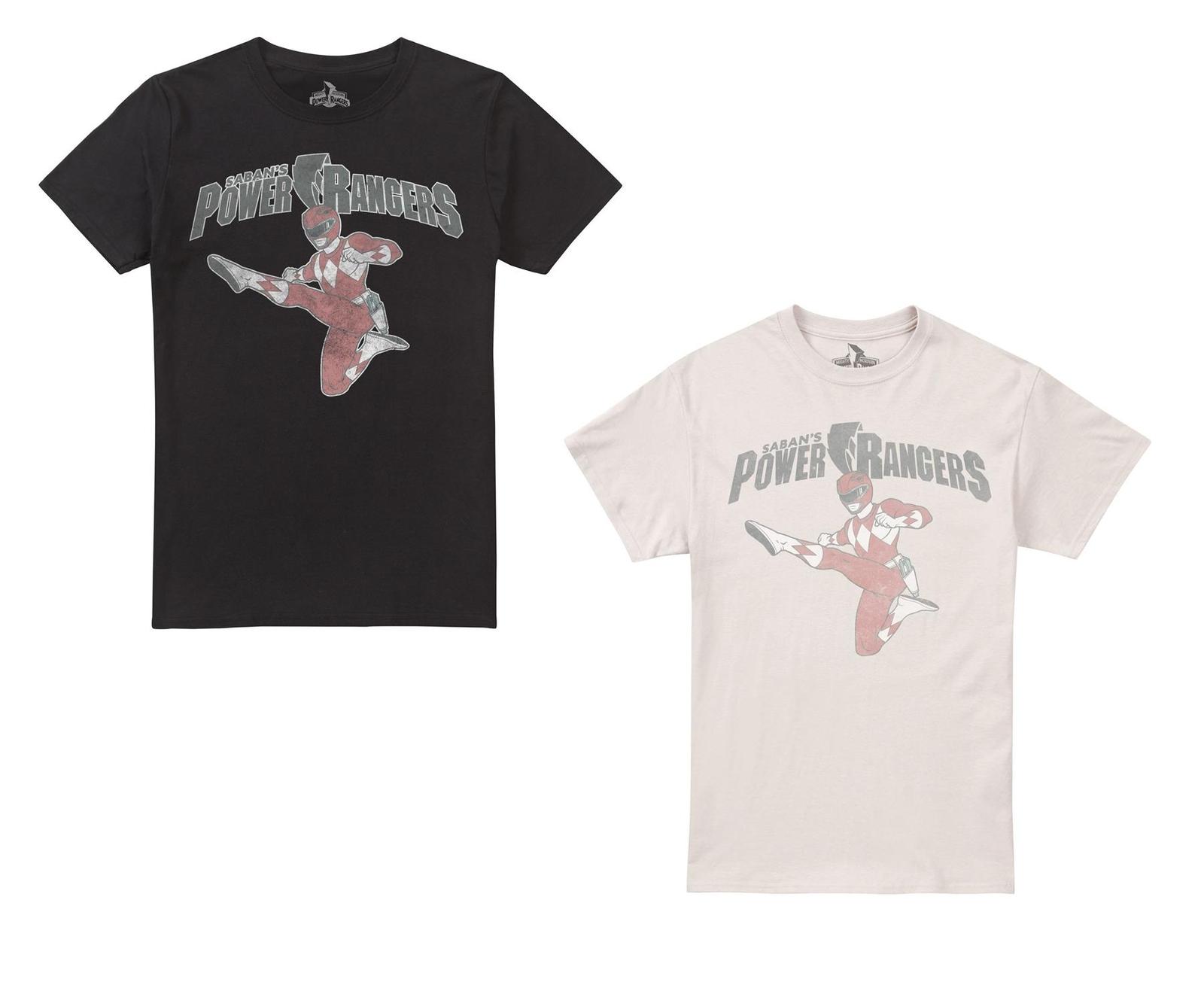 Power Rangers Mens T-shirt Red Ranger S-2XL Official S