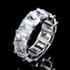 Eternity Promise Crystal Ring Aaa Cz Zircon Engagement Wedding Band Rings For Women Men Finger Party Fashion Jewelry