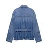 Women's European & American Style Belted Denim Jacket - Autumn 2026 Collection