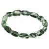 Hongchu Crystal Natural Green Crystal Barrel Bead Faceted Bracelet Ice Green Crystal Faceted Bracelet
