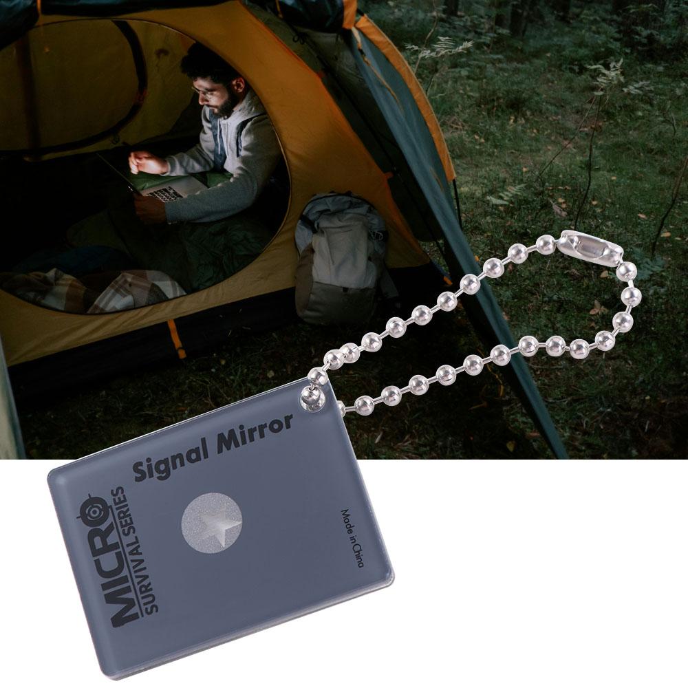 Multifunction Outdoor Signal Mirror Practical Survival Mirror Rescue Mirror  Outdoor Device