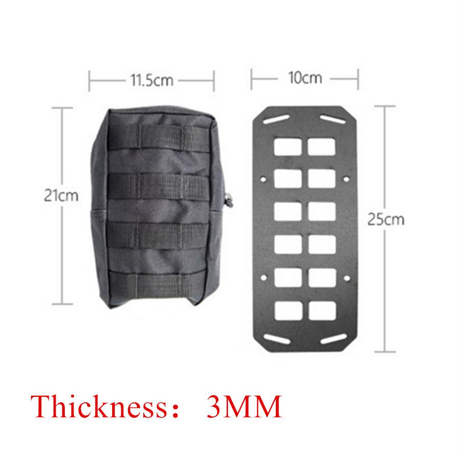 Tactical Rigid MOLLE Panel Vehicle Car Seat Side Back Gun Rack Display Storage