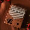 Retro Kalimba 17 Key Thumb Piano High Quality Wood Mahogany Acacia Wood Body Musical Instrument Kalimba Piano Creative Music Box