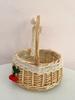 Handwoven Wicker Basket for Flowers, Candy, and Picnics