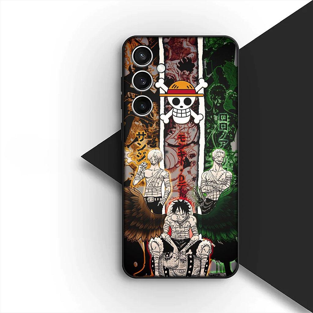 Phone Cover for Motorola Moto G86 G57 E14 E15 G14 G34 G35 G84 G24 A54 G15 Power E22 Case Sanji Roronoa Zoro One Pieces Luffy