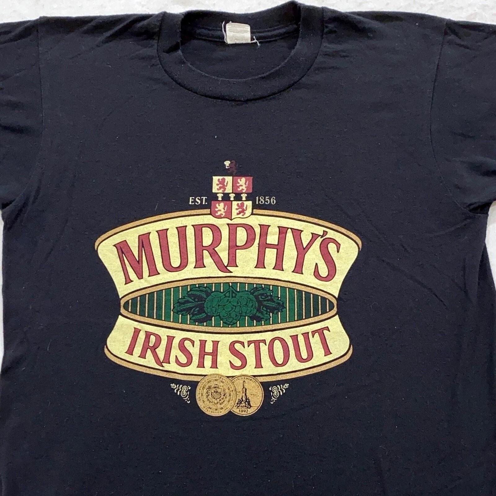 

vintage 80s MURPHY’S IRISH STOUT BEER T-Shirt XS T-Shirt thin ireland bar L