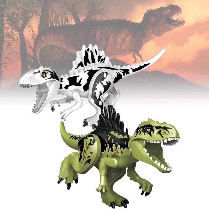 Jurassic Dinosaurier Baustein Set Mit T-rex Und Raptor Kompatiblen Teilen