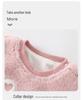 DUUDUU 2025 Toddler Fleece Hoodie Set - Korean Style Girls' Two-Piece Outfit