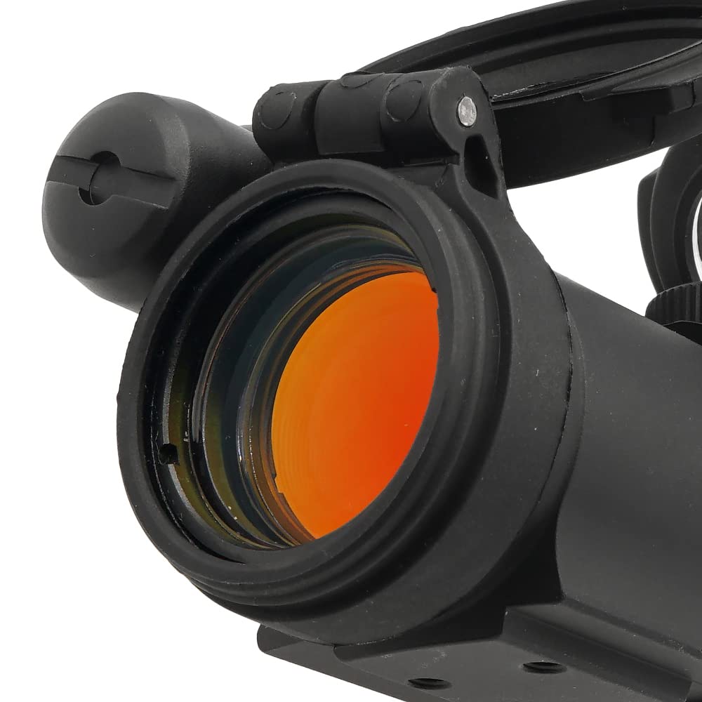 Ryohin Buhin Evolution Gear COMP M5 Red Dot Sight & Scalar Type 1.93" Mount Set, Hard Anodized Finish, Compatible with 20mm Rails
