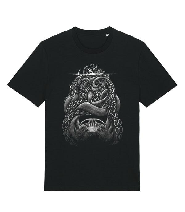 The Kraken By Konton Zen Designs Unisexs Fit TShirt S