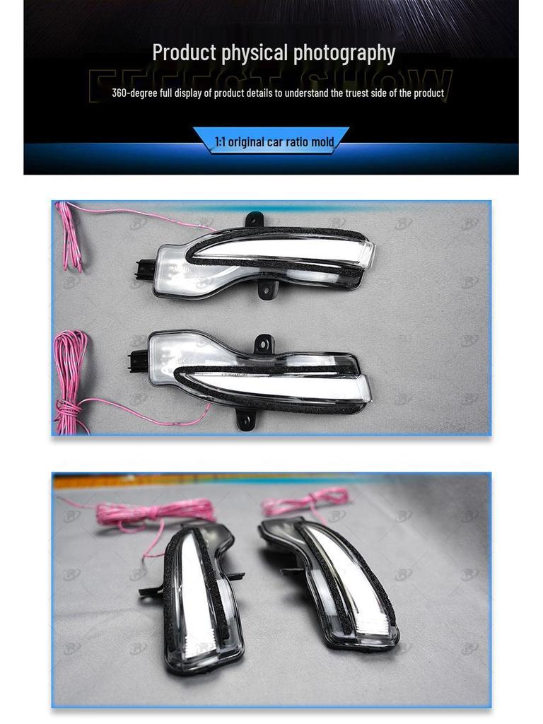 Mazda CX-3 Rearview Mirror Sequential Turn Signal & Blue Daytime Running Light