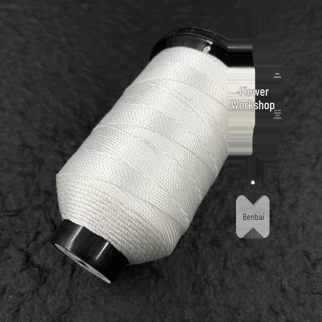 Morandi Color 18-Strand Kumihimo Bracelet DIY Kit: Handwoven Macrame Dragon Scale Rope