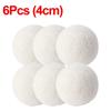 6Pcs Reusable Wool Dryer Balls Clothes Softener Laundry Fleece Dryer Ball Kit Home Clothes Dryer Washing Machine 34567Cm