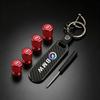 Car Valve Caps Wheel Tires Air Tyre Stem Protective Cover And Car Keychain For BMW M Emblem E46 E36 E34 F10 E90 F30 E53 E30 E87