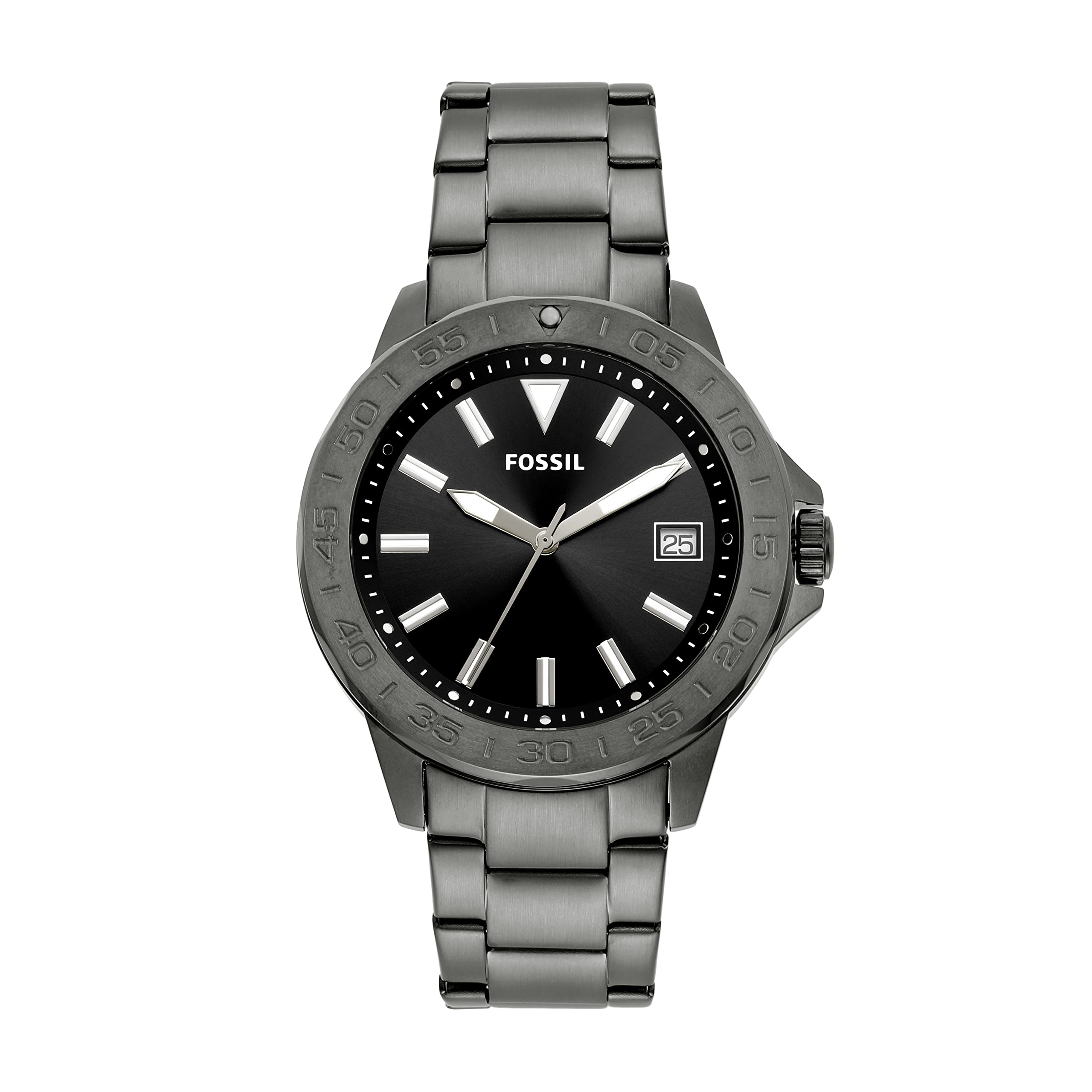 BANNON Date Smoked Stainless Steel Watch Strap Box Set Three-Hand &