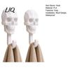 Gaming Room Wall Hanger 2Pcs Hook Up, 3D Printed Skull Design Hooks, No Drilling Decorative Mount Hanger, Waterproof Bathroom Storage for Towels Hats