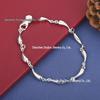 European & American Silver Plated Water Drop Necklace - Ladies Versatile Clavicle Chain