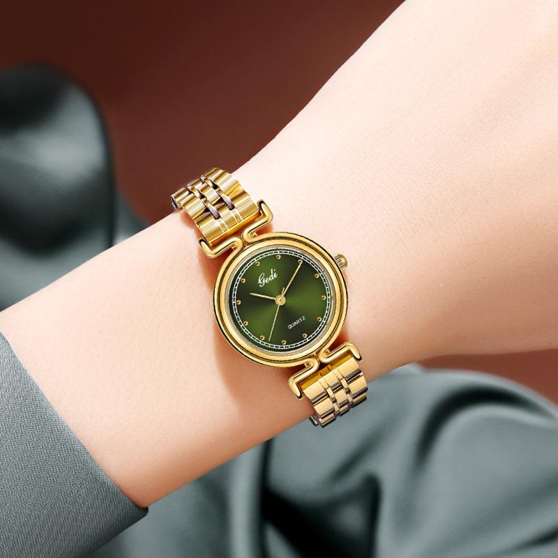 High Value Steel Belt Women'S Watch Medieval Niche Watch Women'S Waterproof Quartz Watch