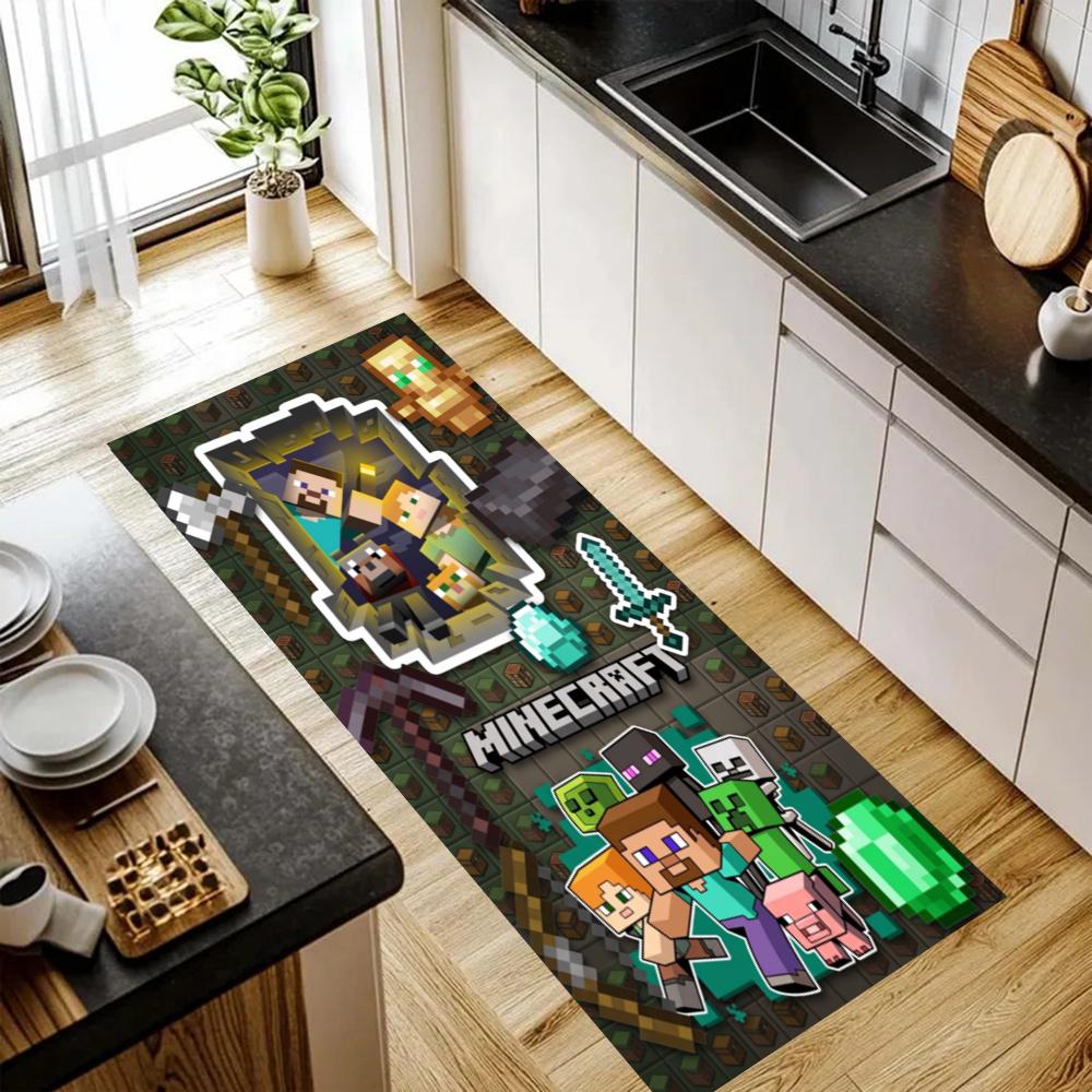 Minecraft Kitchen Carpet Nonslip Floor Mat Ideal For Indoor And Outdoor Entryway Door Mat Laundry Room Bathroom Foot Mat